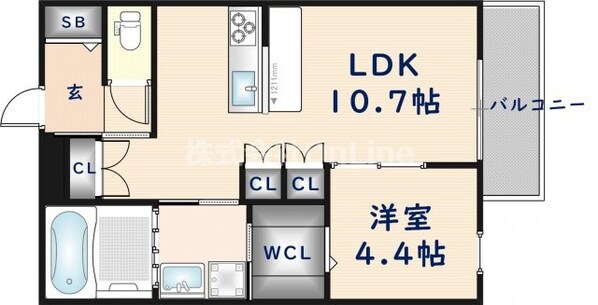 KOWAKAE MID-SQUAREの物件間取画像